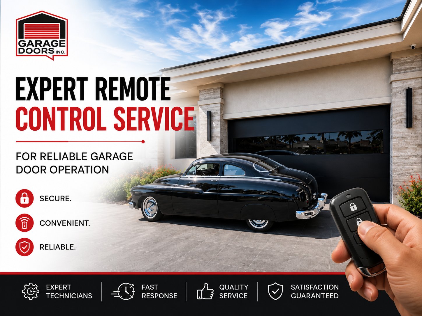 Expert Remote Control Service for Reliable Garage Door Operation 